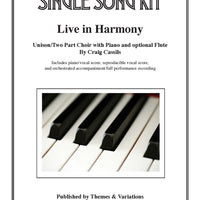 Live in Harmony Single Song Kit Download