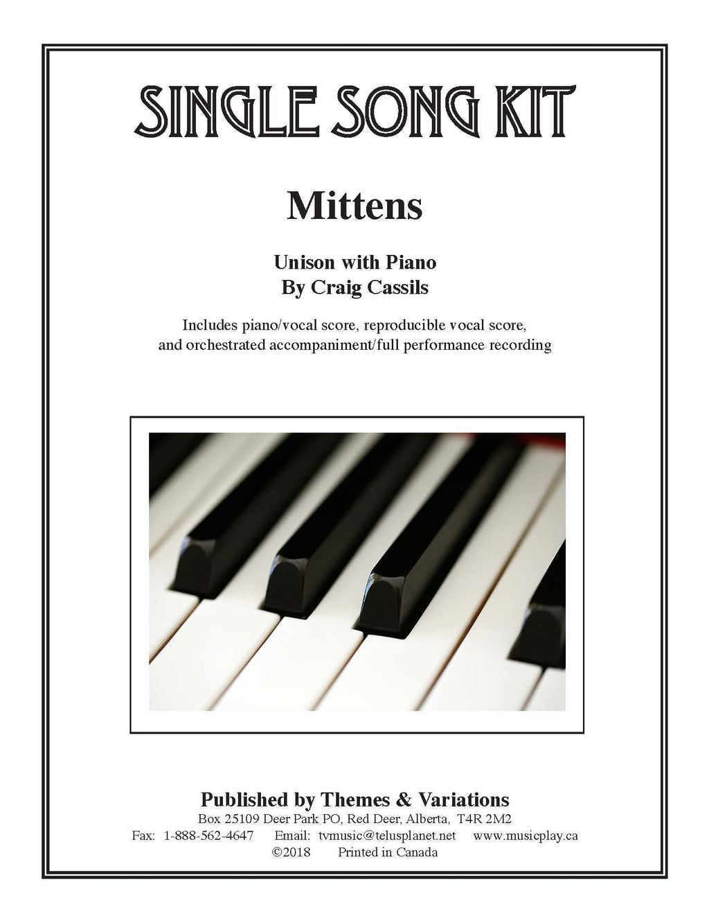 Mittens Single Song Kit Download