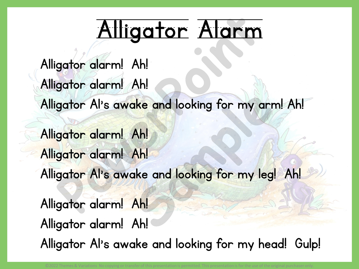 Alphabet Action Songs Digital Resource