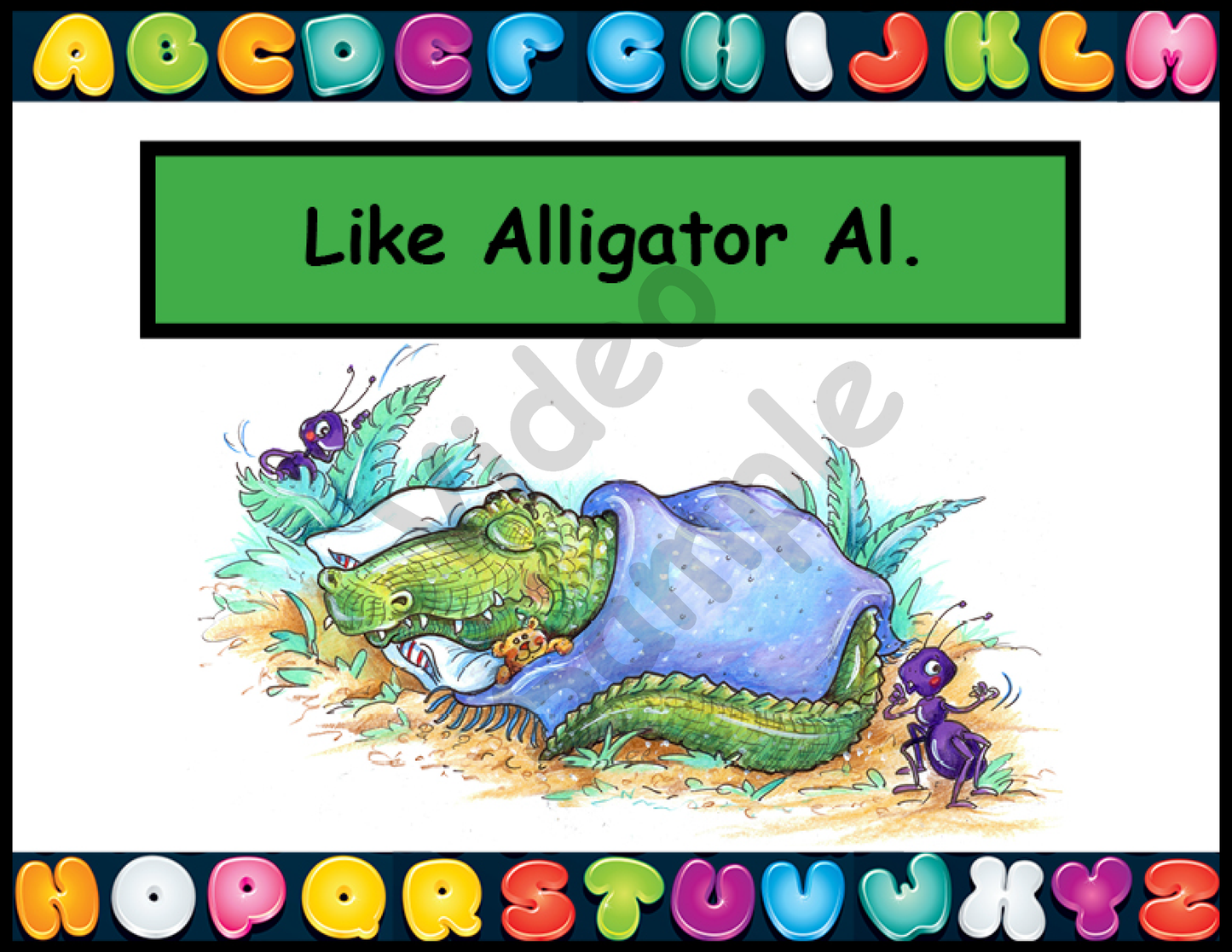 Alphabet Action Songs Digital Resource