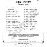 Alphabet Action Songs Digital Resource