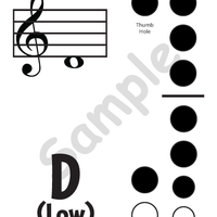 Recorder Fingering Posters