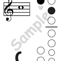 Recorder Fingering Posters