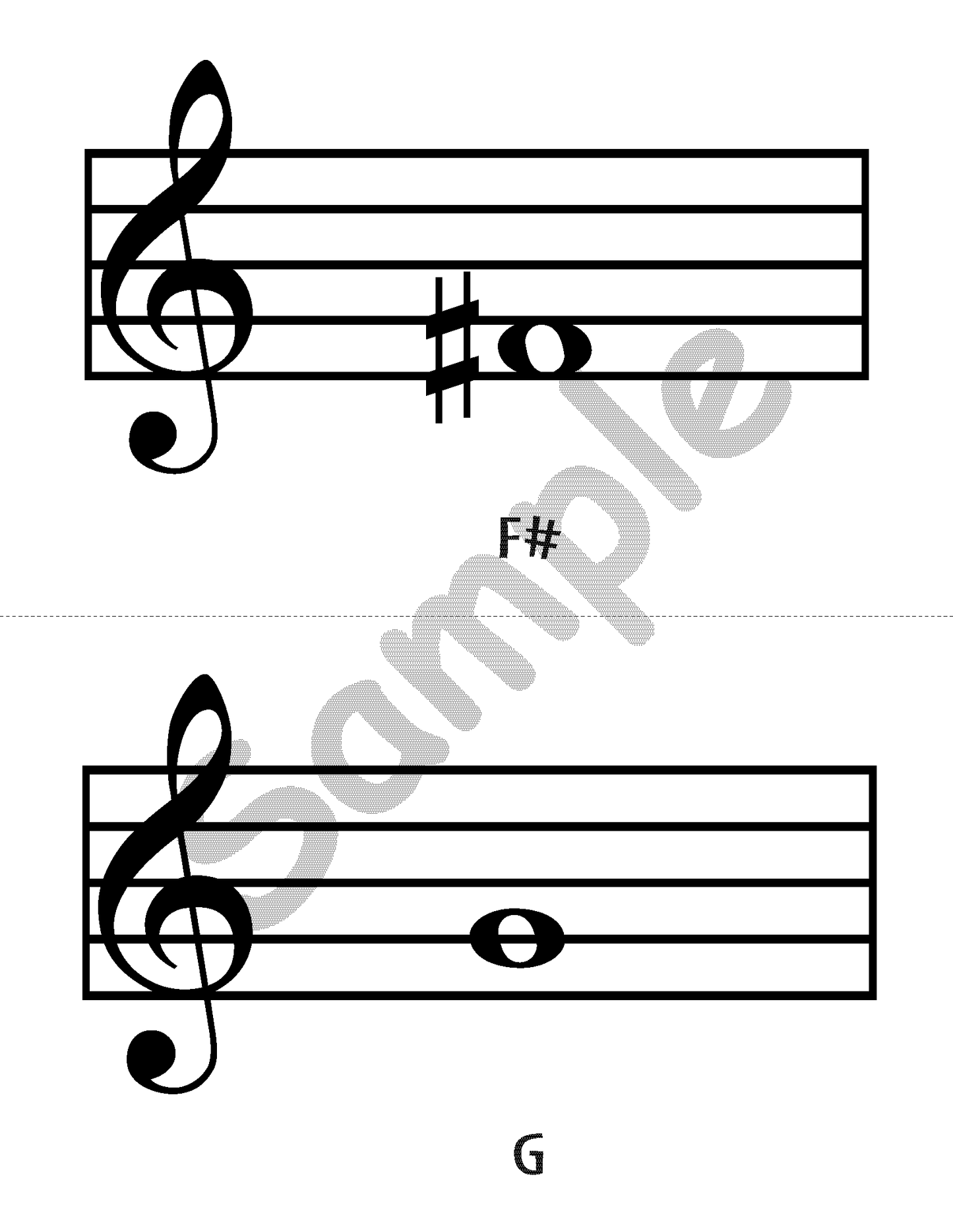 Recorder Fingering Posters