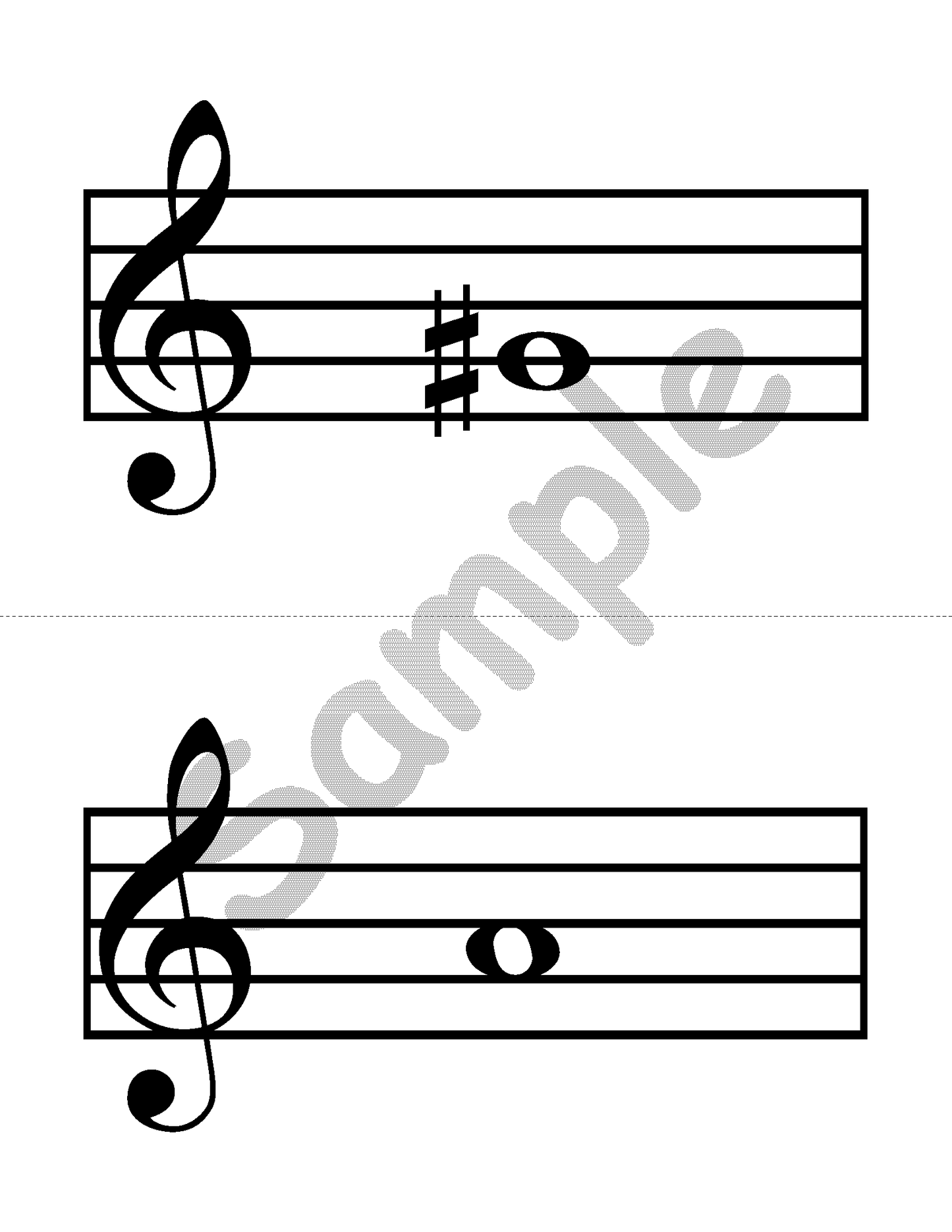 Recorder Fingering Posters
