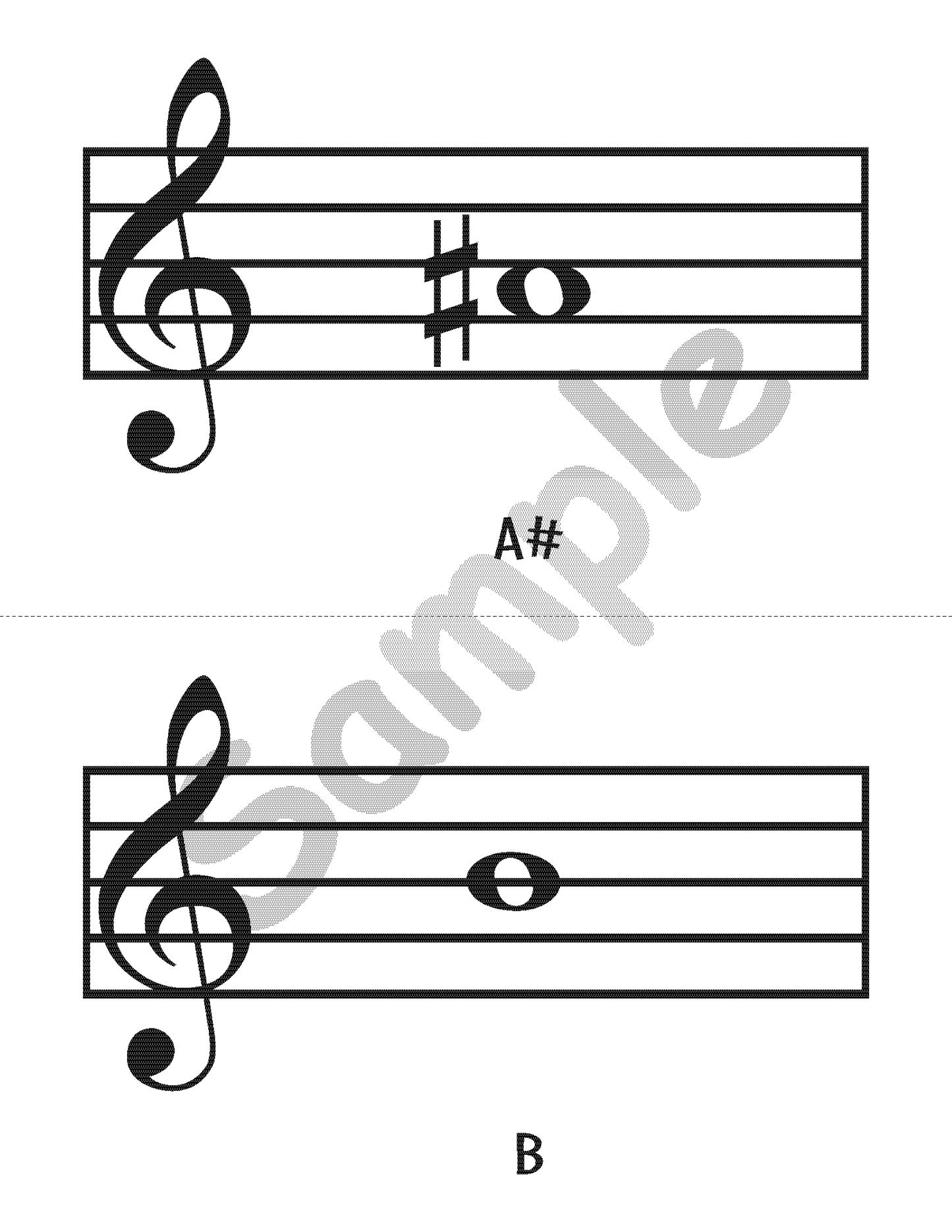Recorder Fingering Posters