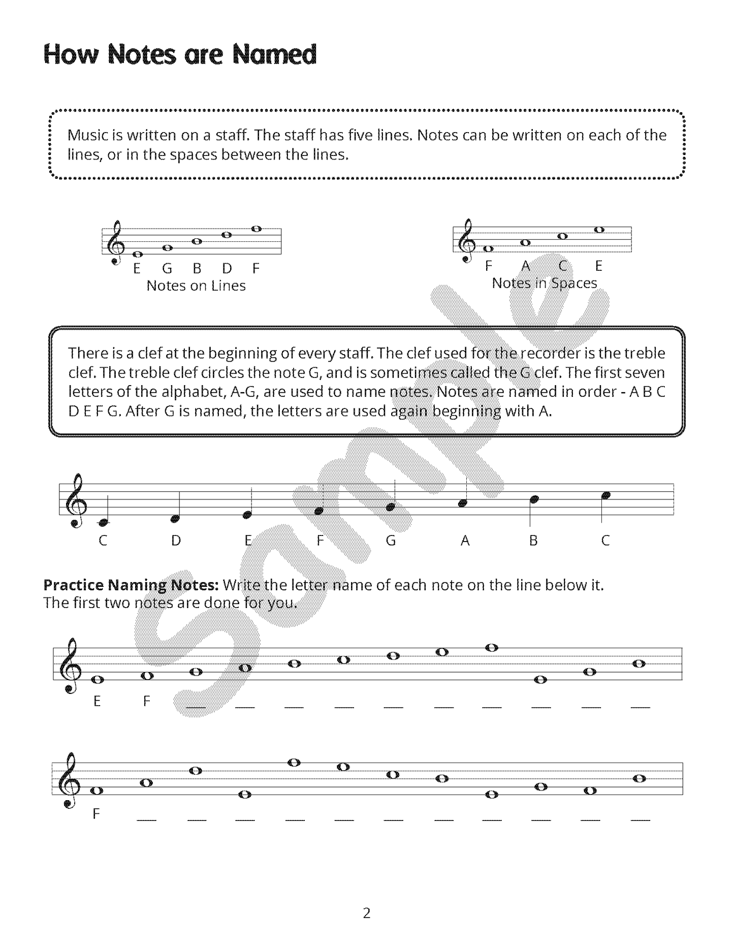 Recorder Resource Student Book 1 + Audio