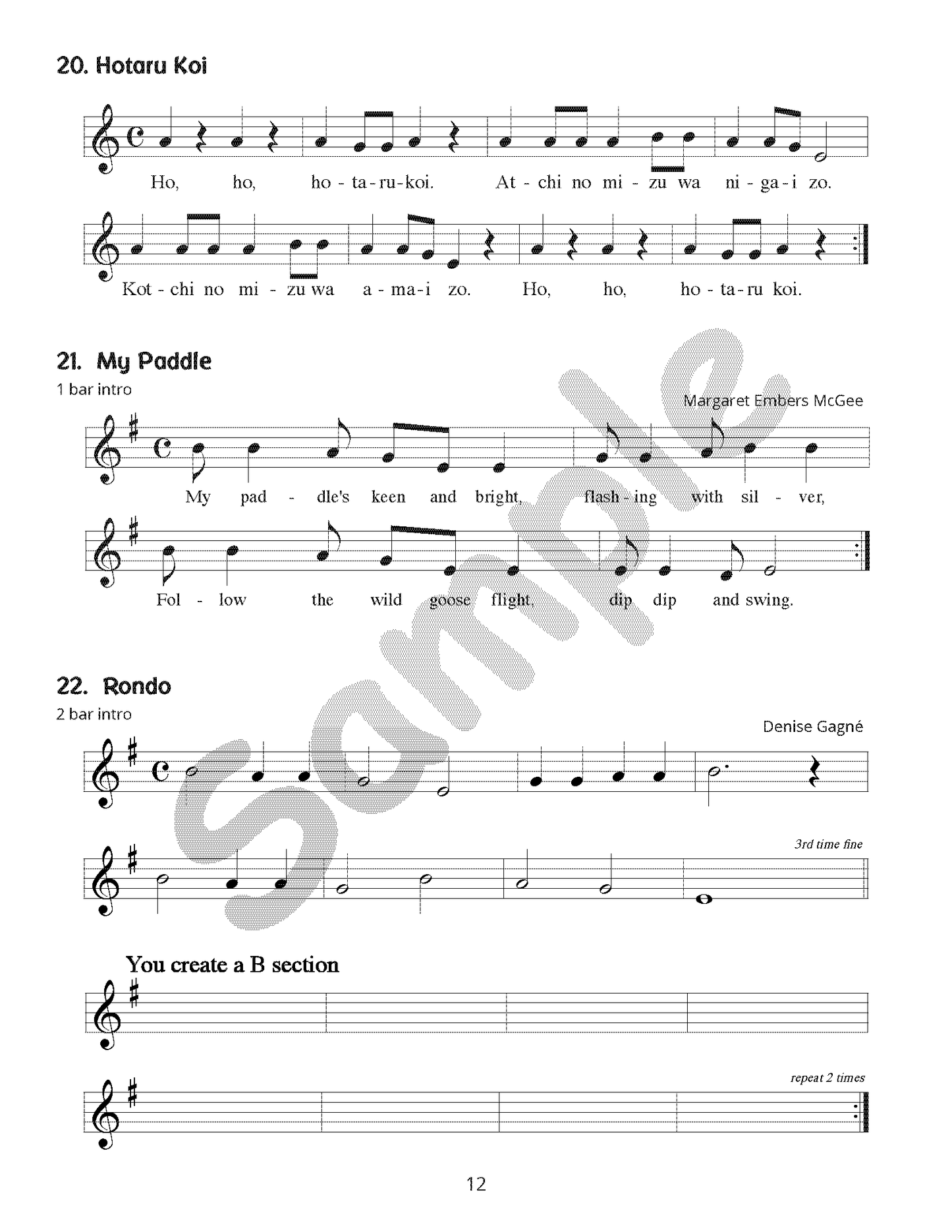 Recorder Resource Student Book 1 + Audio