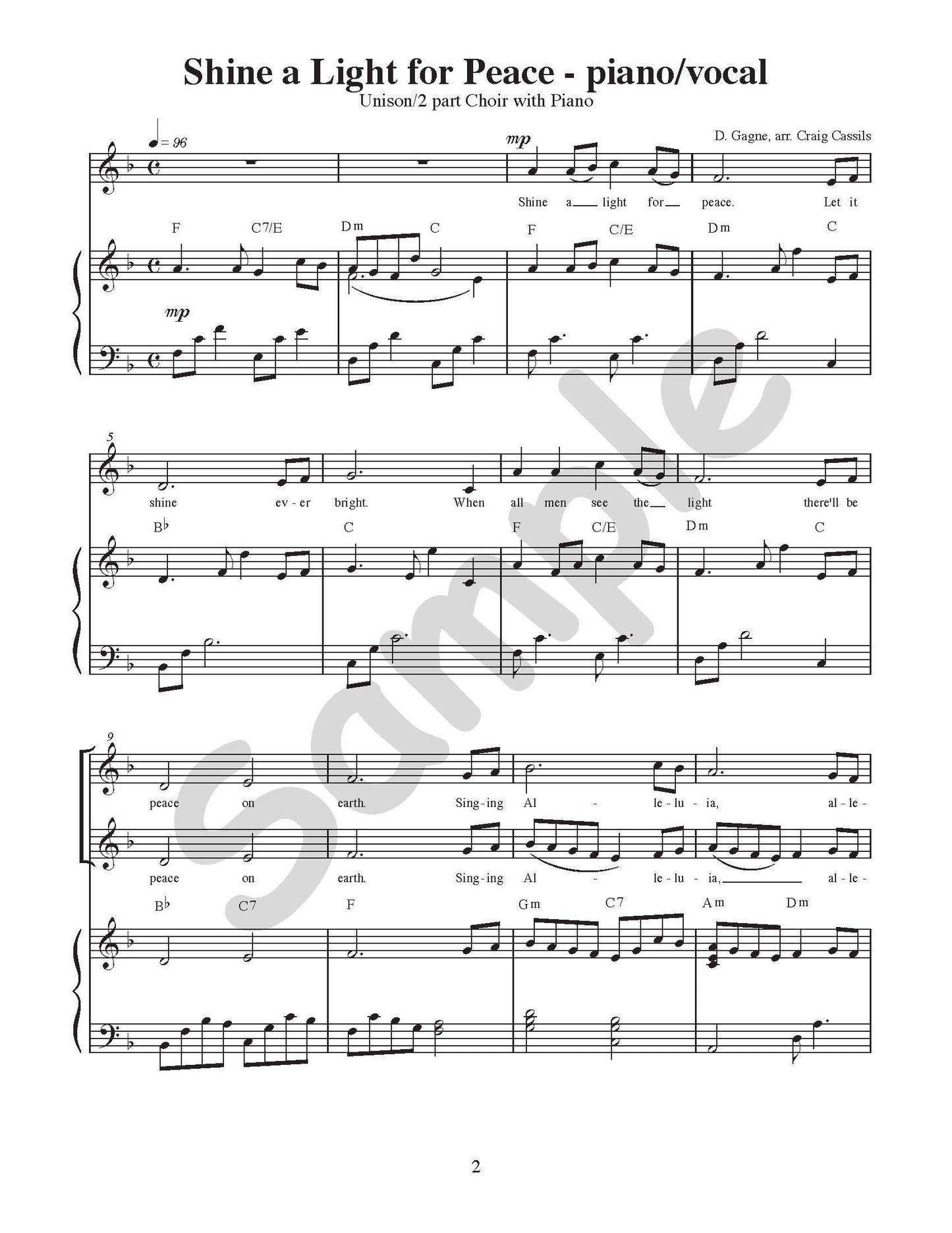 Shine A Light For Peace Single Song Kit Download