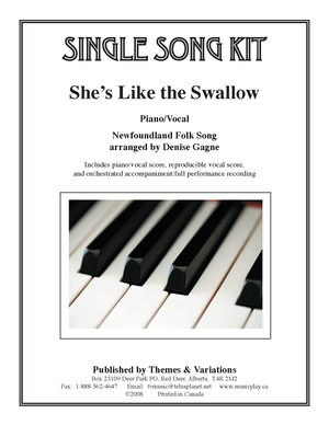 She's Like the Swallow Single Song Kit Download