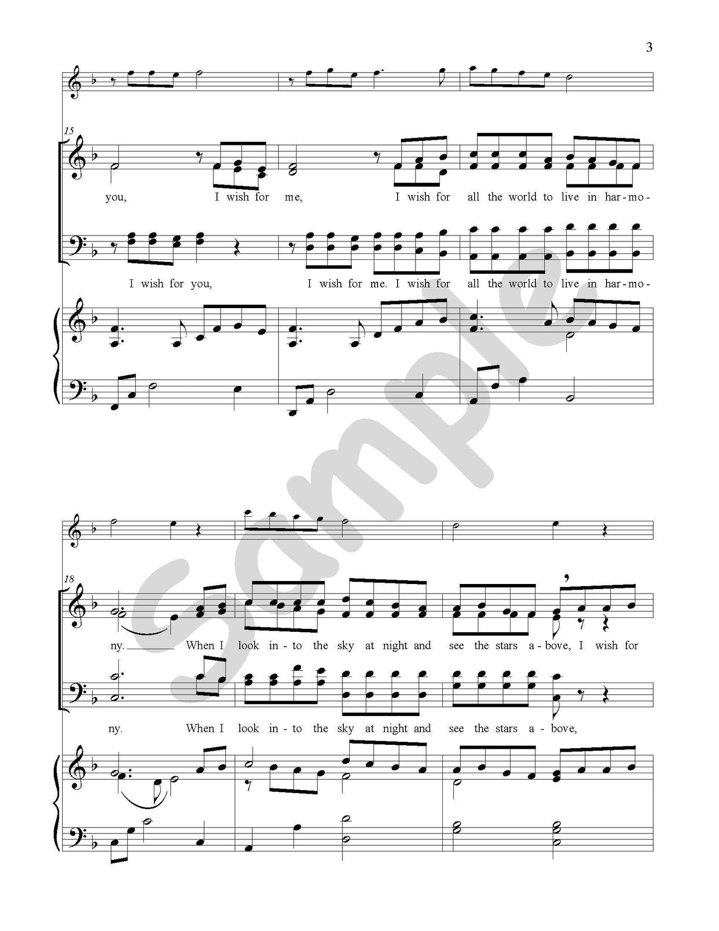 A Wish For Peace Single Song Kit Download