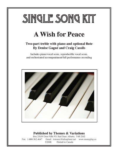 A wish for peace cover page