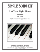 Let Your Light Shine Single Song Kit Download