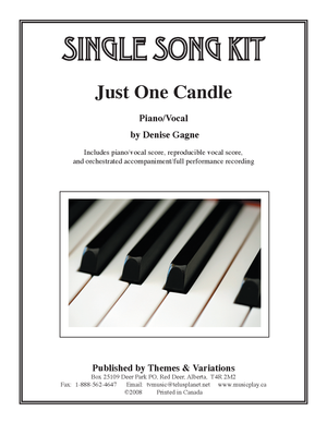 Just One Candle Single Song Kit Download