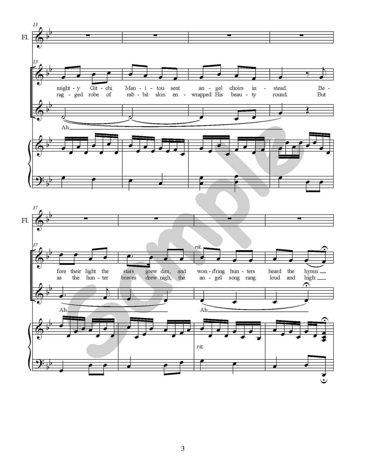 Huron Carol Single Song Kit Download