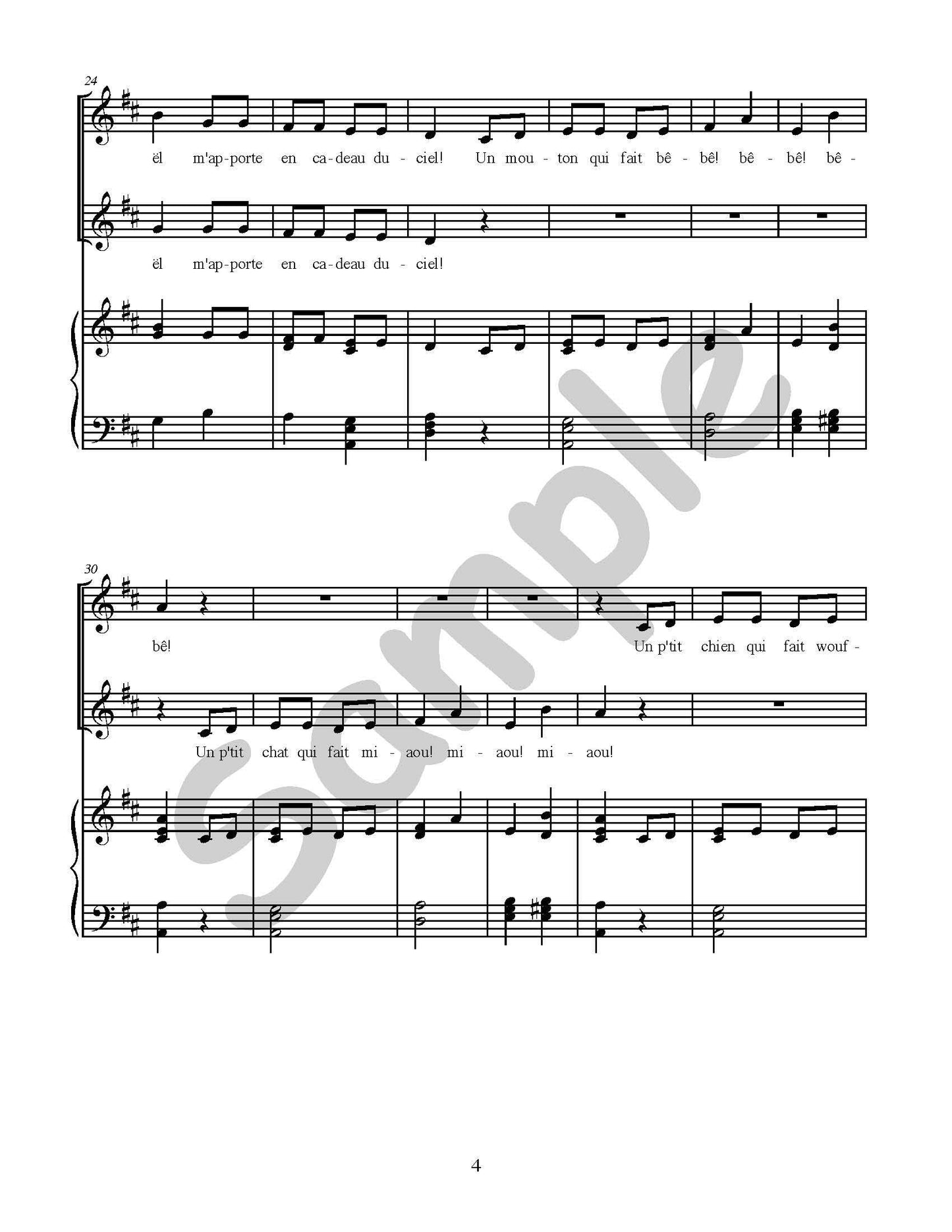 Le p'tit Noël Single Song Kit Download