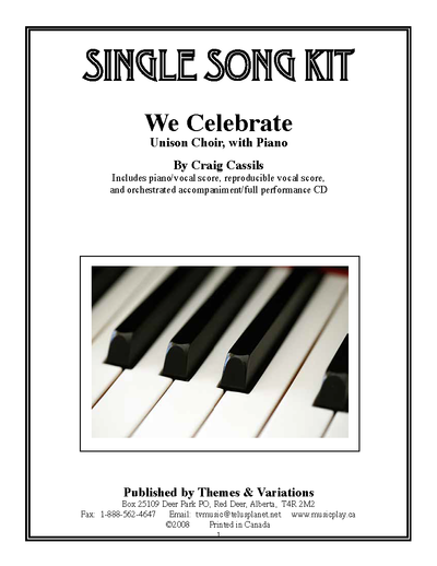We Celebrate Single Song Kit Download