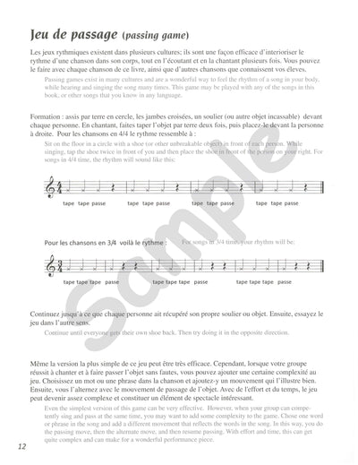 Sample page: A page explaining the passing game