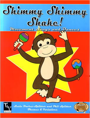 Book Cover: A red background with a yellow star. A dancing monkey holding maracas stands in front of the star