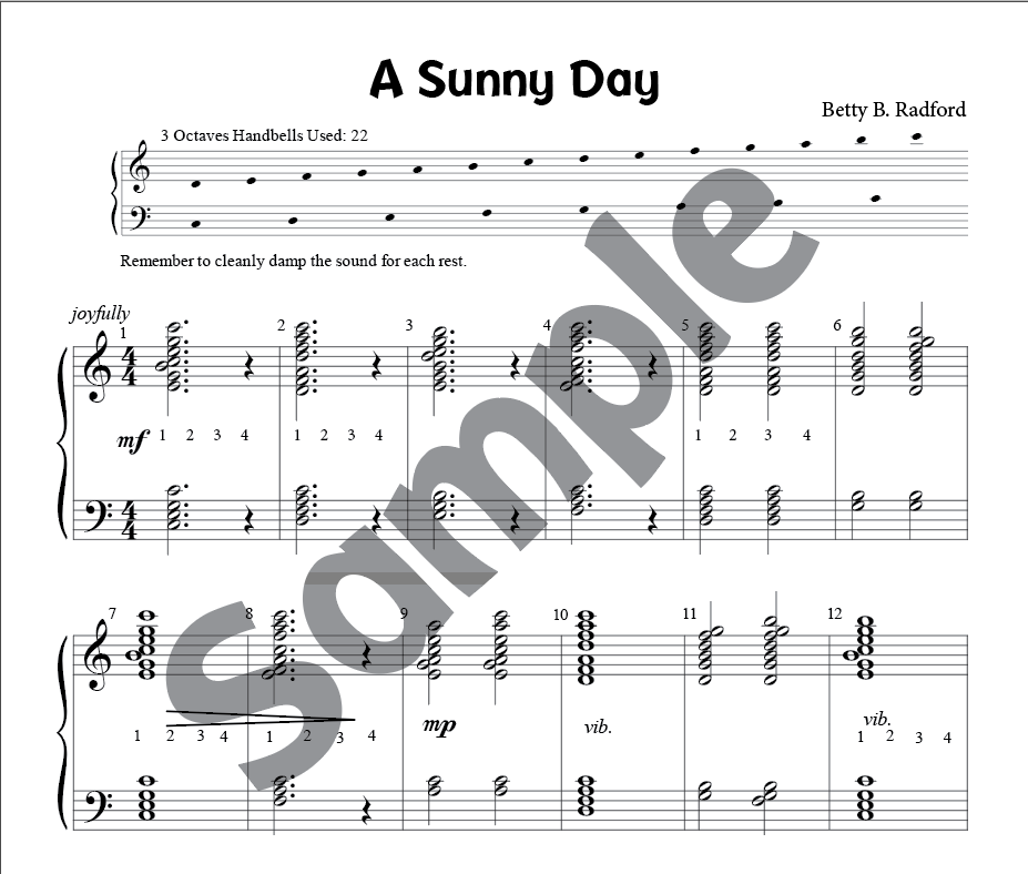 A Sunshine Day & A Sunny Day Handbell Music Single Download