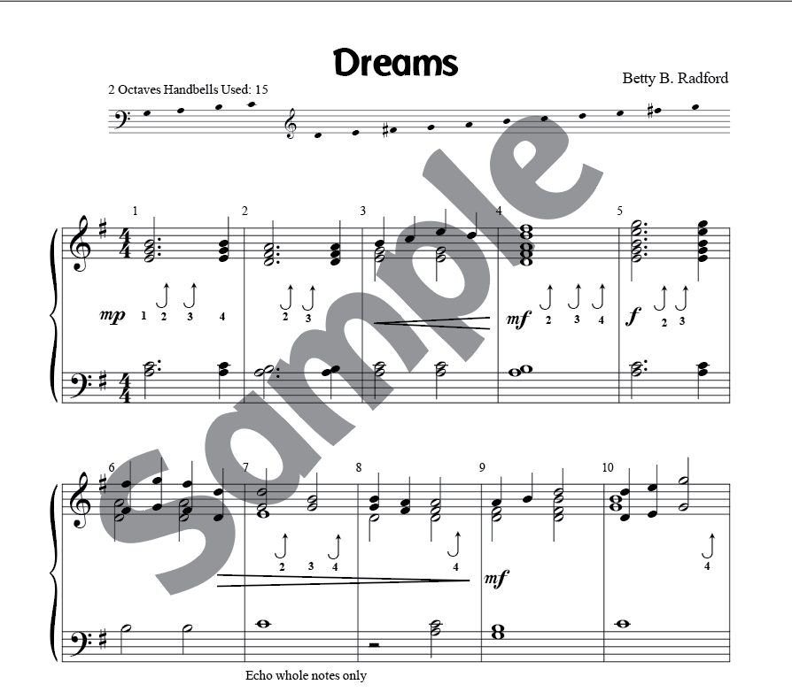 Dreams & Dreaming Handbell Music Single Download