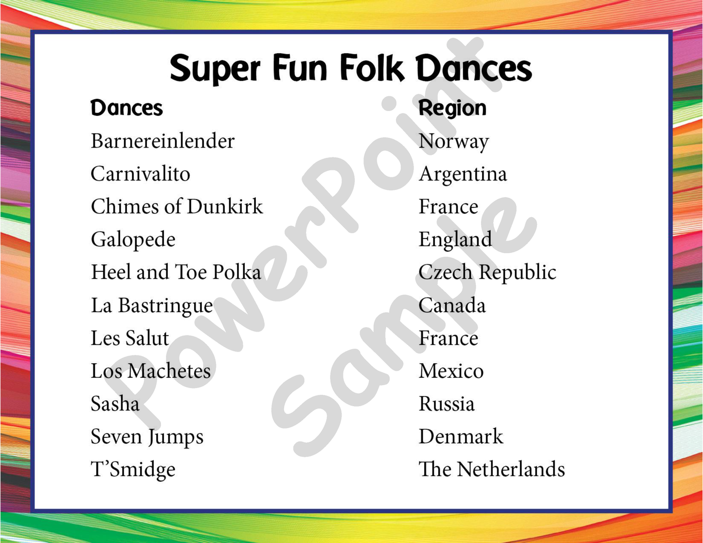 Super Fun Folk Dances