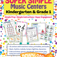 Super Simple Music Centers K+1