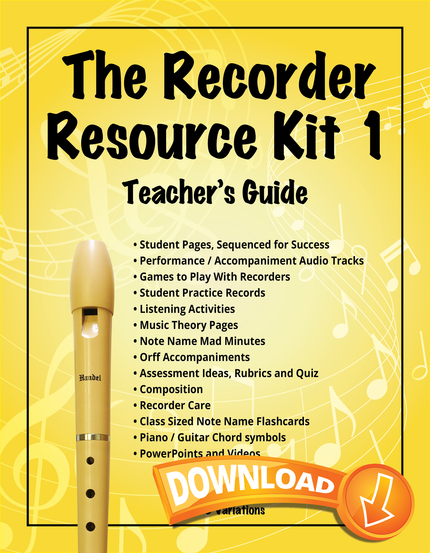 Recorder Resource Kit 1 Teacher Guide + Digital Resource