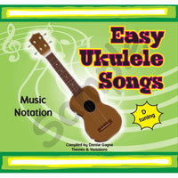 Sample slide: The cover of Easy Ukulele Songs Teacher's Guide